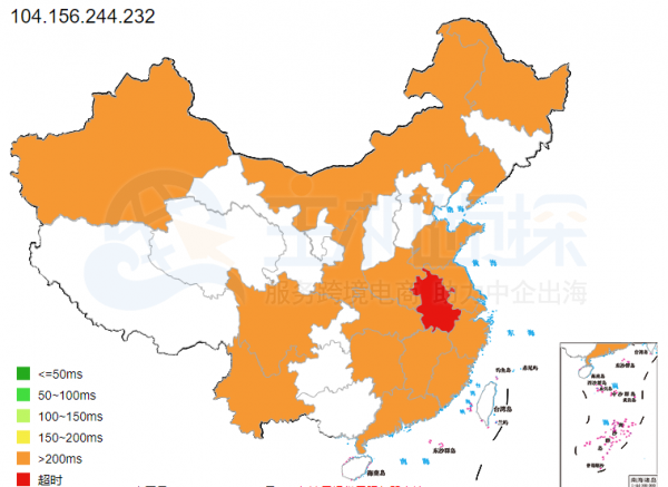 Vultr迈阿密机房的ping速度测试