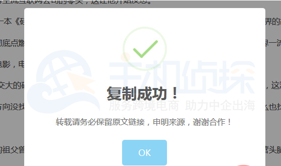 WordPress建站教程设置提示框效果图一