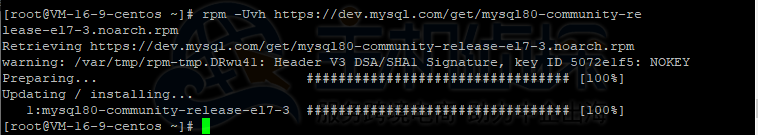 Centos7 yum安装mysql-8.0.18图文教程