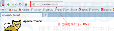 Tomcat成功修改端口号