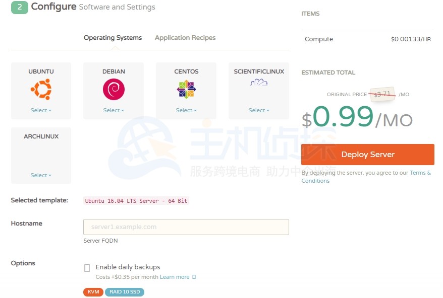 CloudCone特价方案