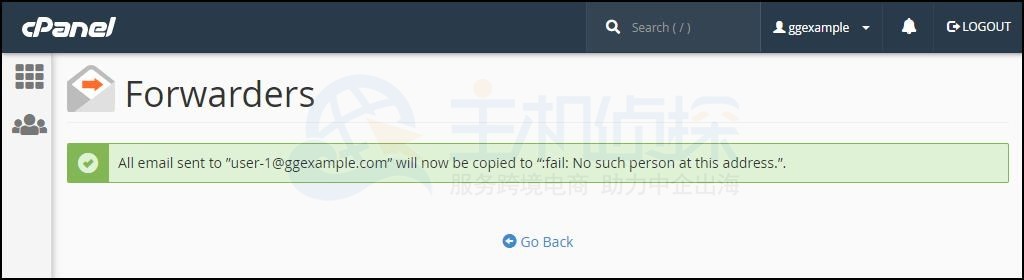 HostEase主机cPanel面板设置电子邮件转发器教程