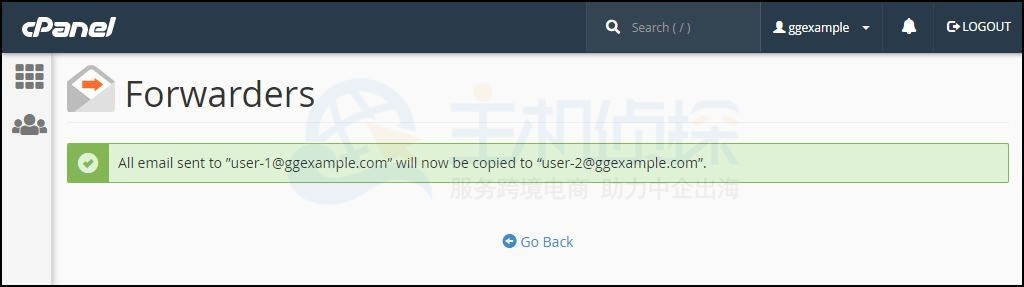 HostEase主机cPanel面板设置电子邮件转发器教程