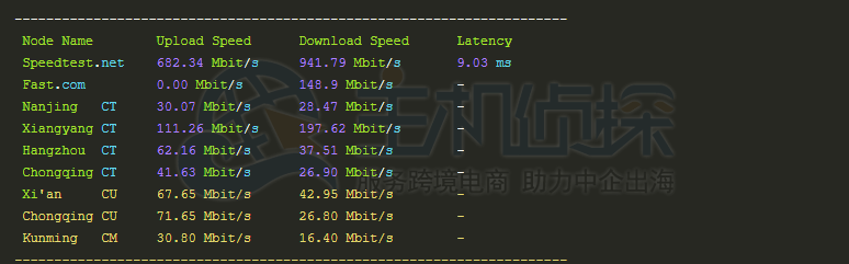 RAKsmart L5630上传下载速度