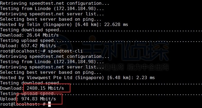 Linode VPS:新加坡数据中心性能速度测评