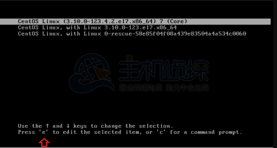 centos 7系统内核编辑选项