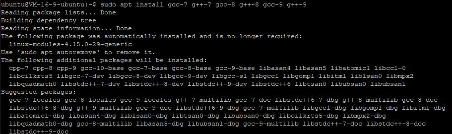 Ubuntu安装几个GCC版本