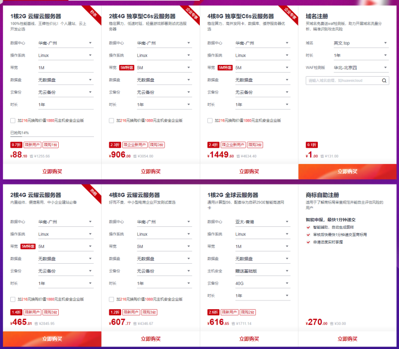 华为云云服务器