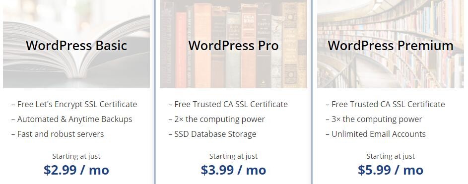 WebHostingPad WordPress主机方案