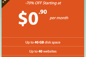 Hostens虚拟主机三折促销