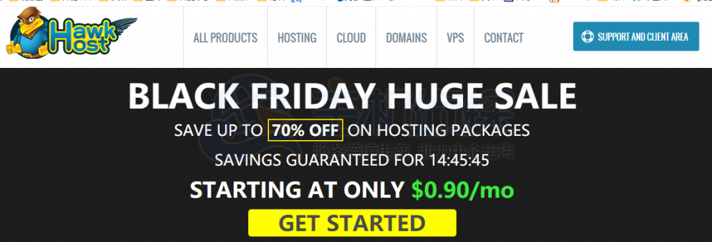 2020年黑五HawkHost