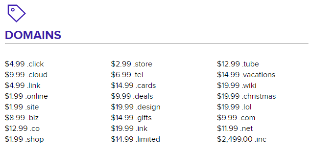Name.com黑五活动