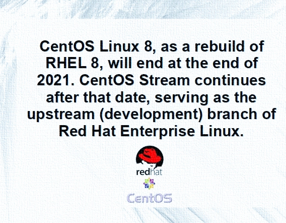 CentOS 8将于2021年结束