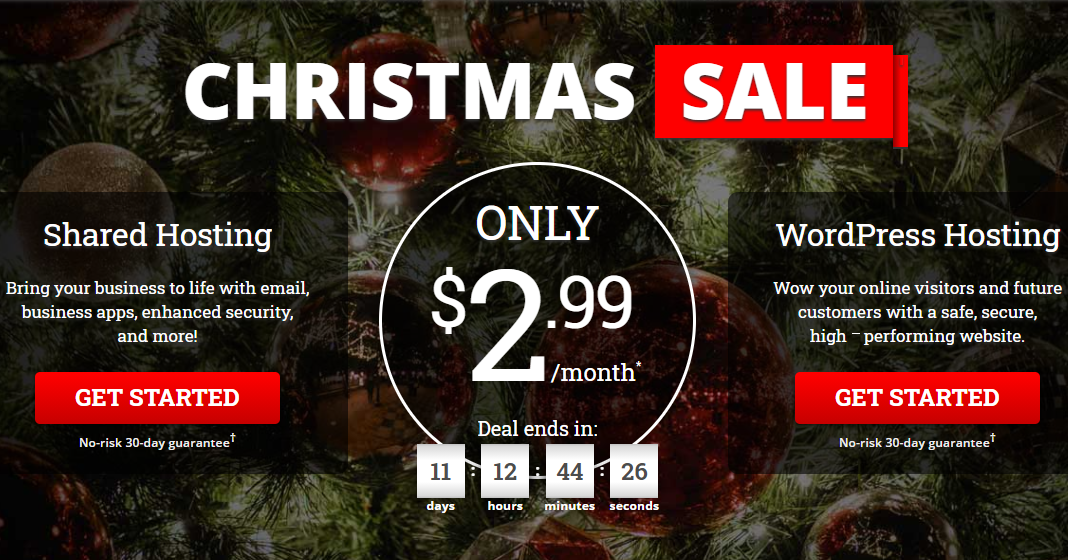 美国主机商HostPapa圣诞活动