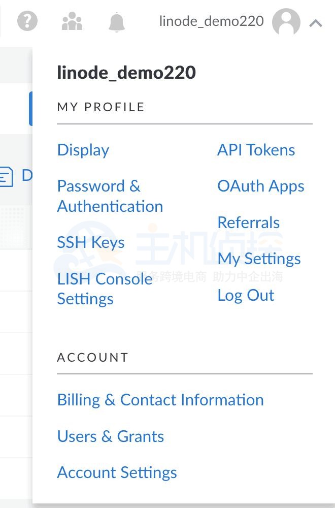 美国主机商linode云管理面板