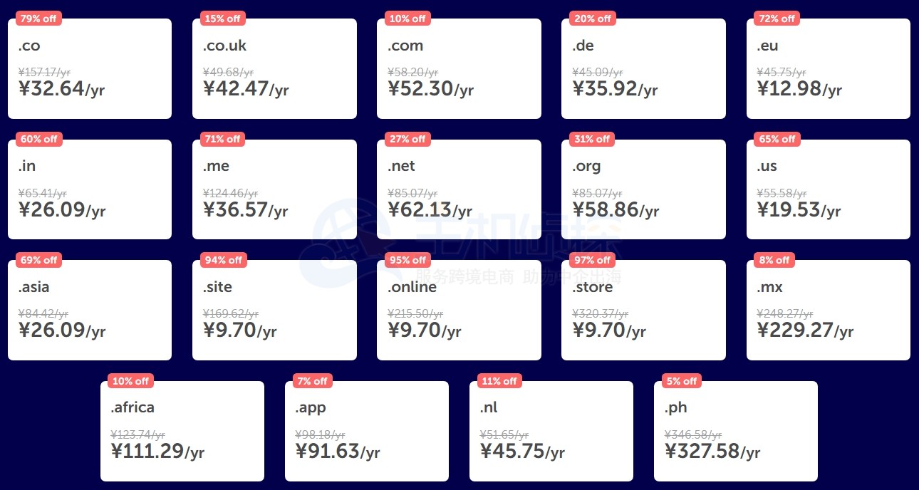 namecheap优惠域名