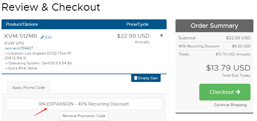 美国主机商RackNerd优惠码