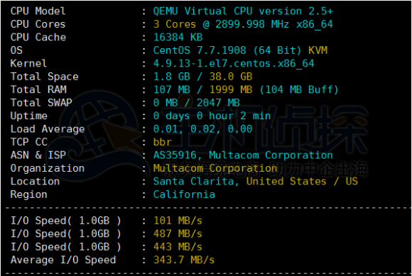 RackNerd洛杉矶测评