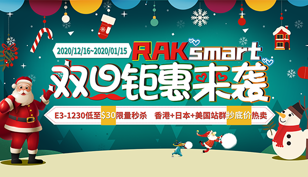 RAKsmart美国服务器双旦活动