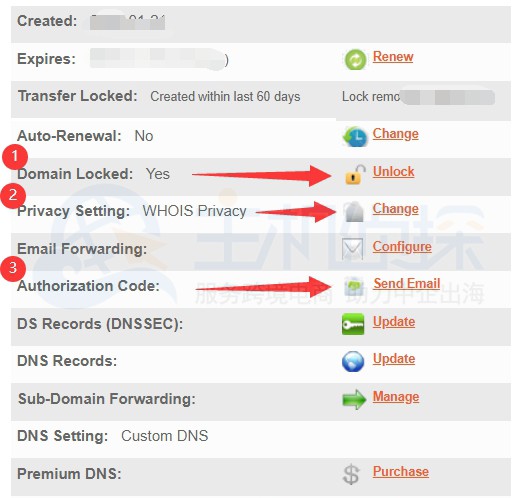 namesilo转入腾讯云