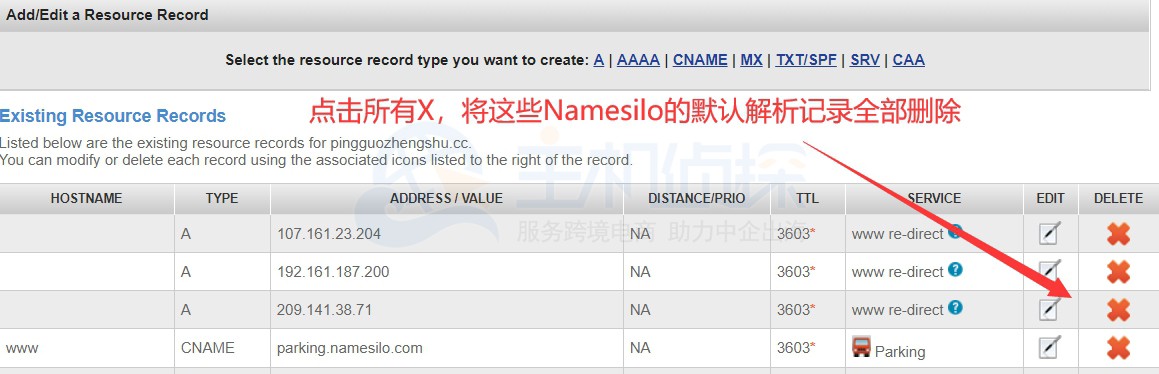 NameSilo域名解析到CloudFlare