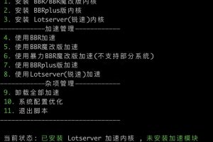 BBR/BBR魔改版内核