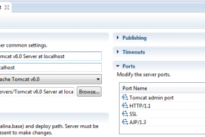 Tomcat修改端口号
