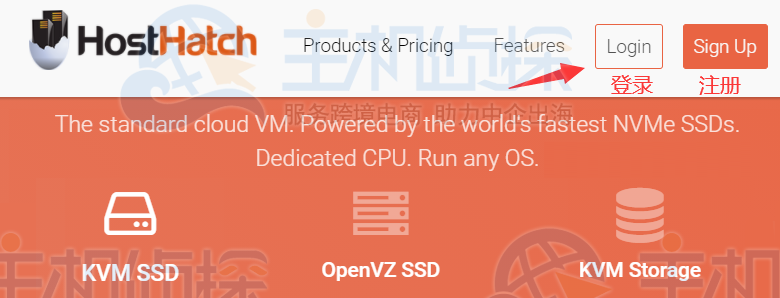 Hosthatch账户登录