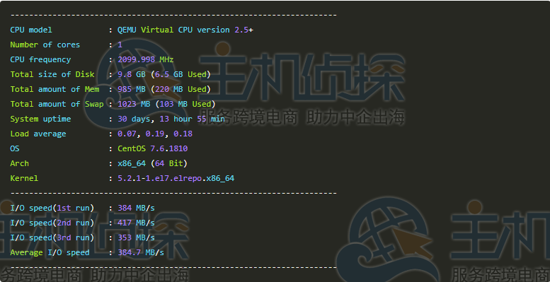 Hostry VPS新加坡机房配置