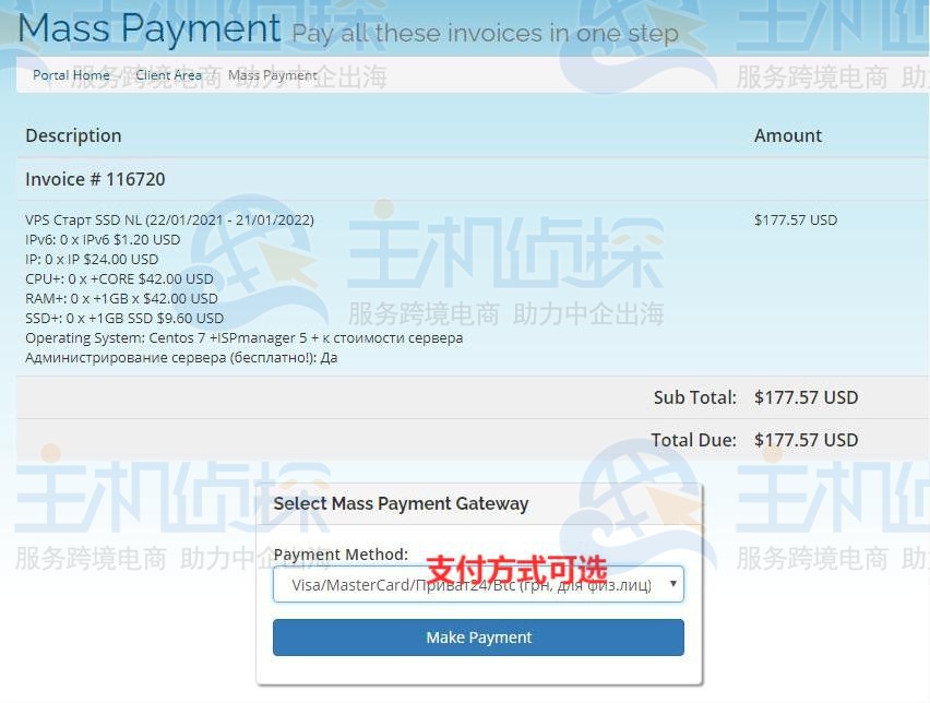 hyperhost主机购买教程