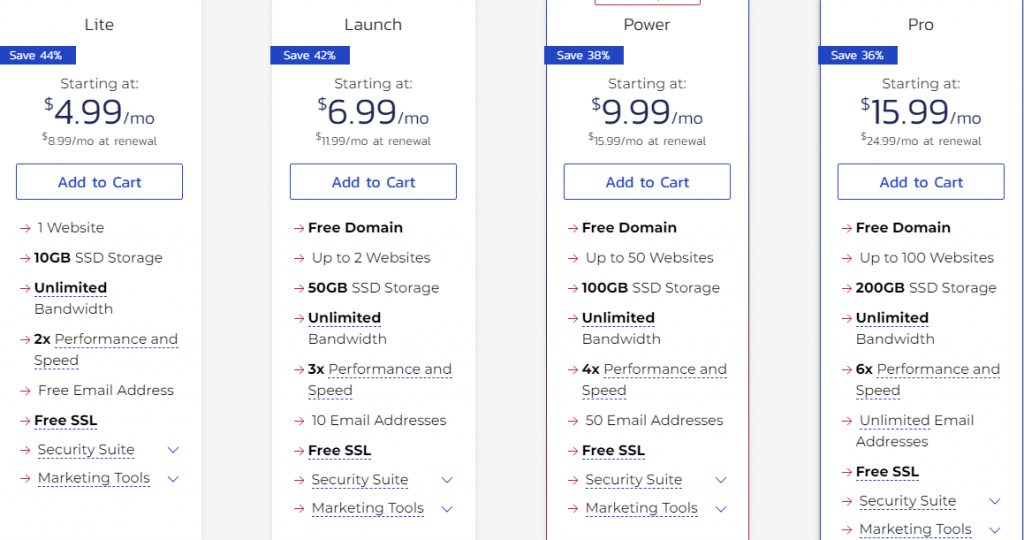 美国主机InMotionHosting方案