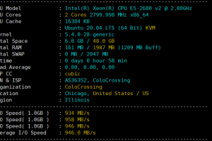 RackNerd芝加哥机房评测