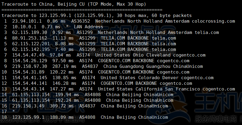 RackNerd VPS荷兰机房评测