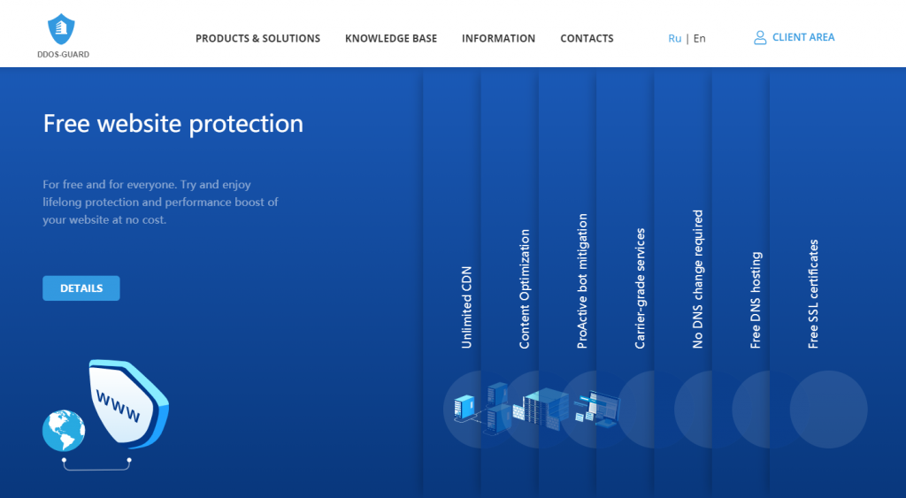 DDoS-GUARD欧洲高防主机商