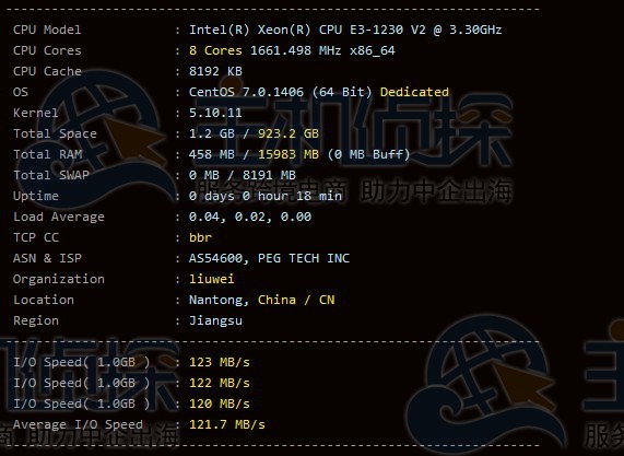 RAKsmart E3-1230测评