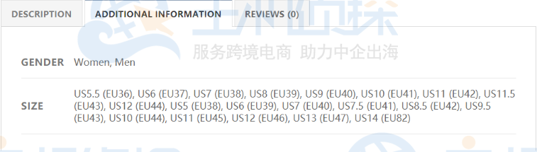 Additional Information标签图