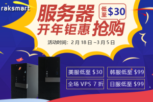 RAKsmart美国服务器开年活动
