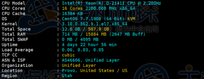 服务器配置测试