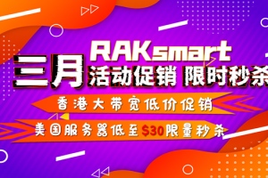 RAKsmart美国服务器活动