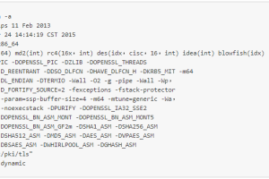 查看OpenSSL根证书路径