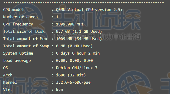 VPS主机配置性能