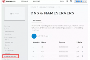 Domain域名设置MX记录教程