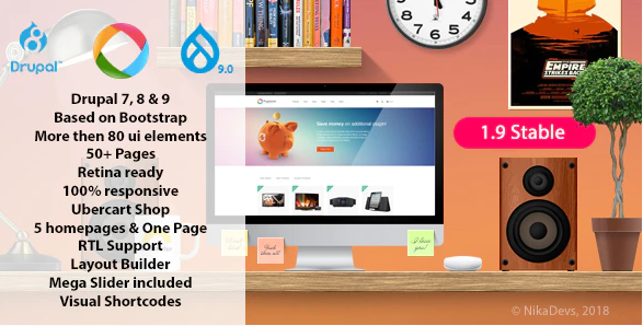 ThemeForest Drupal主题
