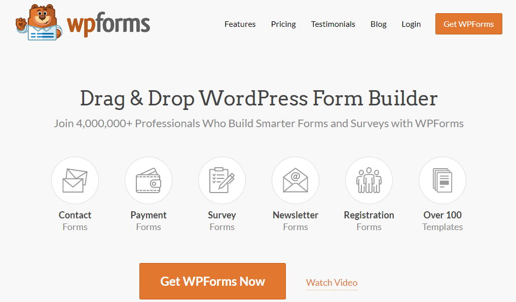 WordPress用户注册表单插件推荐-WPForms