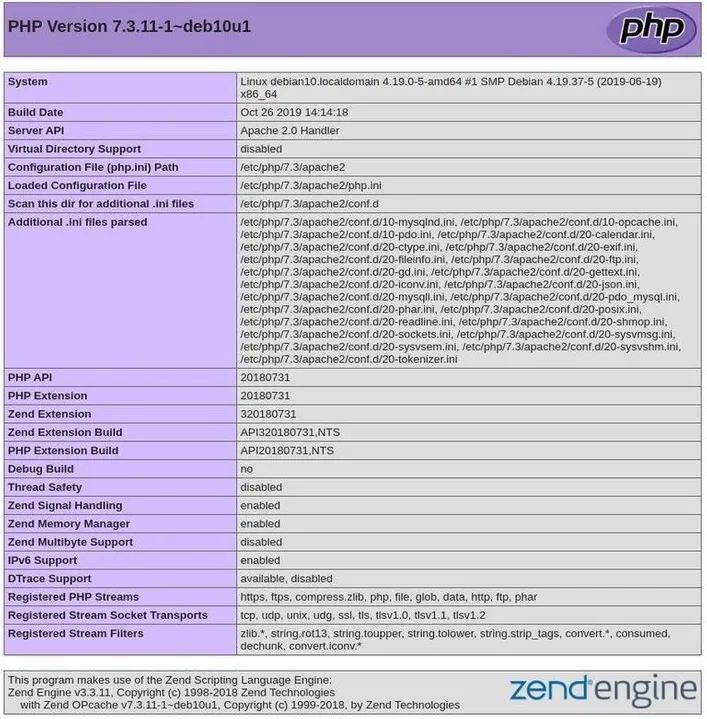 Debian 10 Linux安装PHP教程