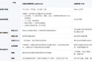 腾讯云轻量应用服务器和云服务器哪个好