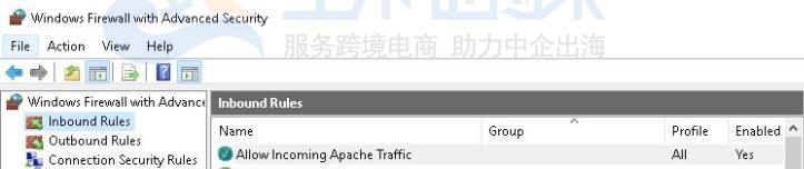Apache在Windows服务器上如何设置防火墙