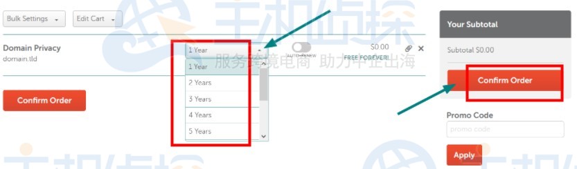 NameCheap域名如何续订域隐私保护