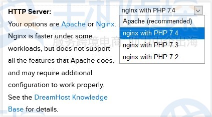 DreamHost主机如何将Web服务器更改为Nginx