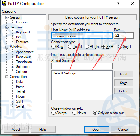 Putty连接Linux服务器
